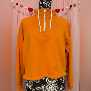 Bright OrangeTheory Quarter-Zip Pullover Hoodie